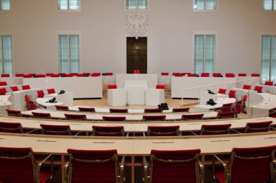 Plenarsaal im Brandenburger Landtag